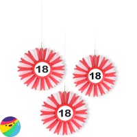 Viseča pahljača za 18 let